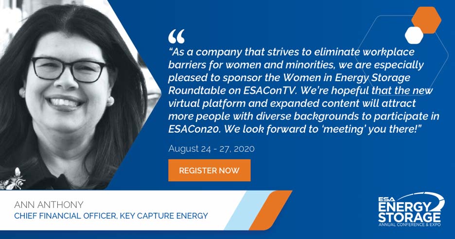 KCE ESA 2020 Women in Energy storage