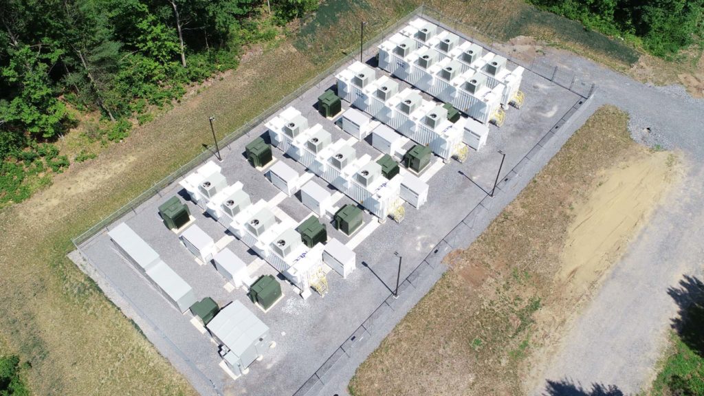 Overview of a storage site.