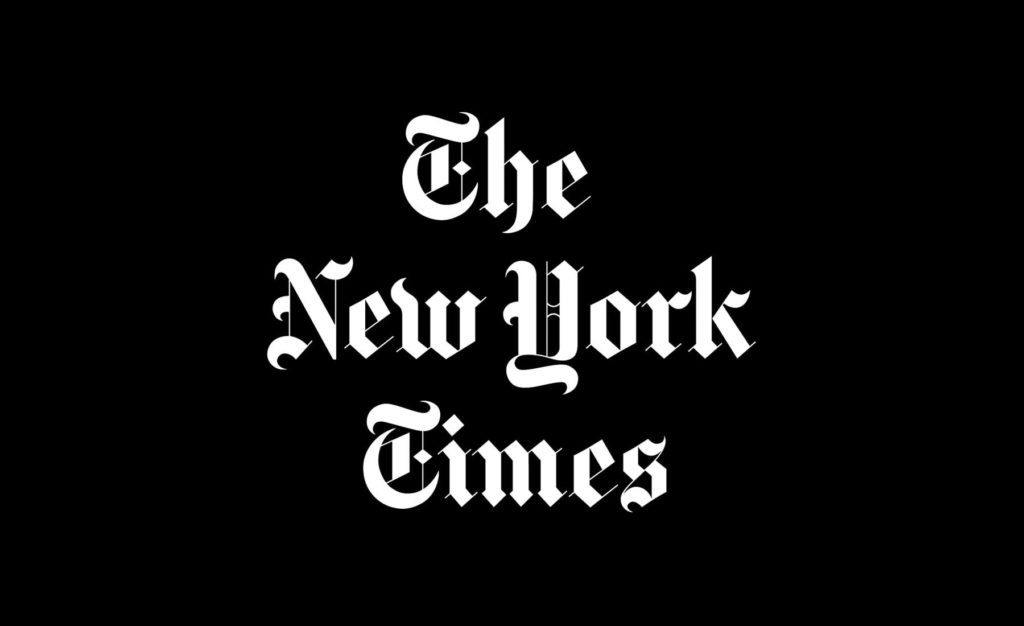 The New York Times logo.