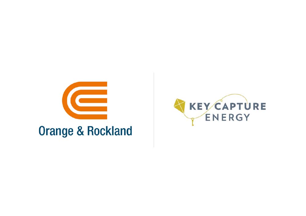 Orange and Rockland logo on the left and the Key Capture Energy logo on the right.