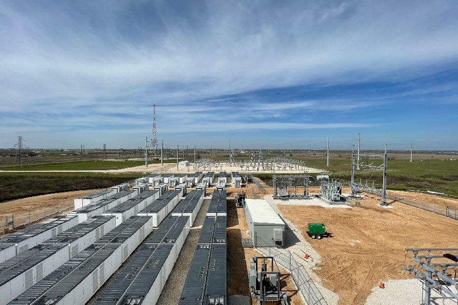 Overview of storage unit at storage site.