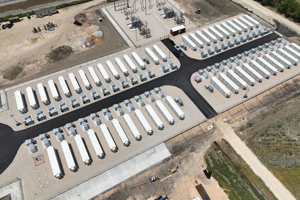 Overview of a large storage site.