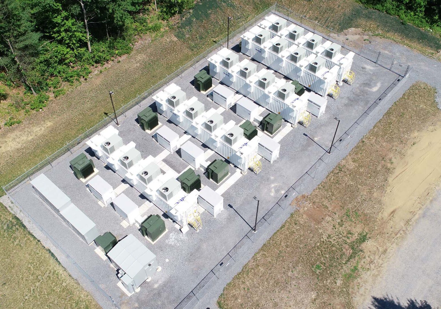 Overview of a storage site.