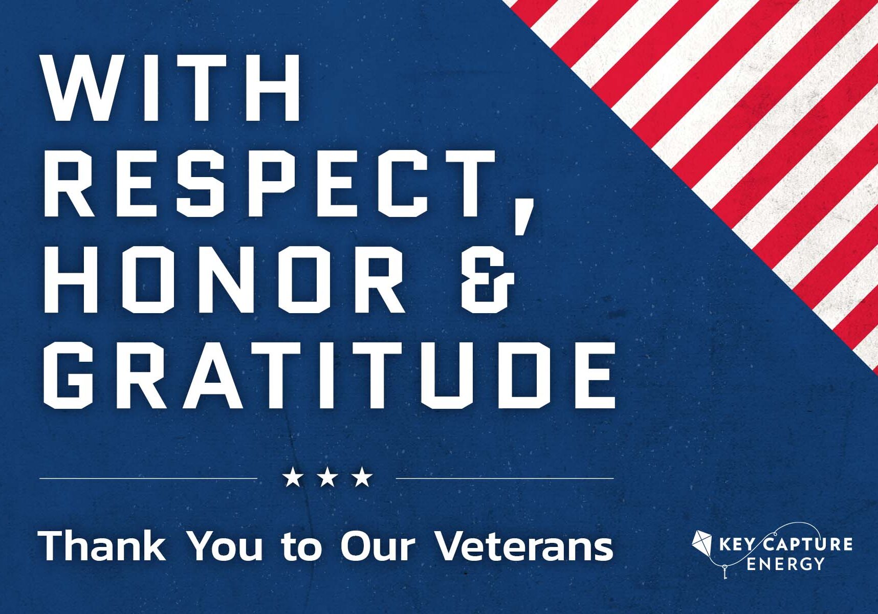 Veteran's day graphic thanking our veterans.
